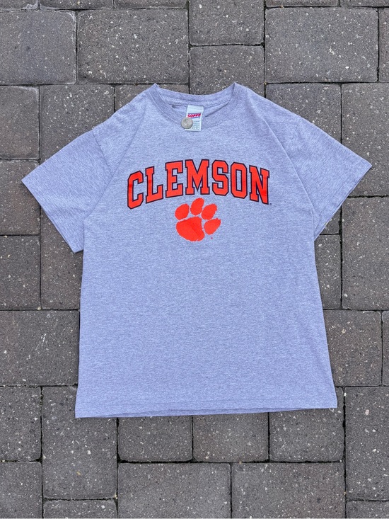 Soffe Other - Vintage 90s Clemson Tigers Soffe Made in USA Football Tee M